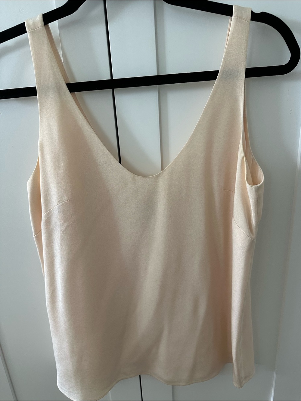 J.Crew Silk Blush V-Neck Sleeveless Tank Top - Picture 7 of 7